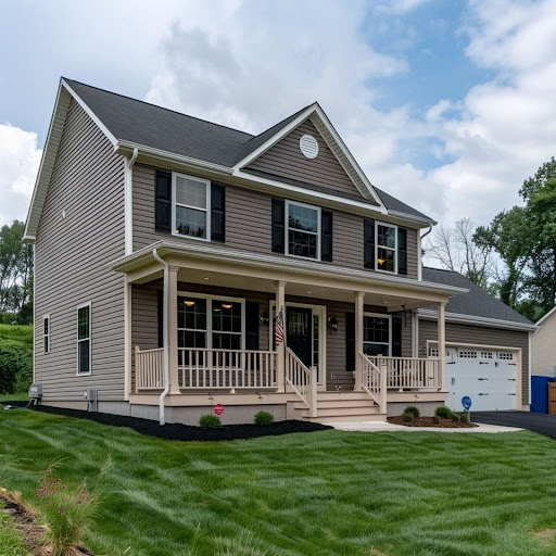 Well-kept residential home.
